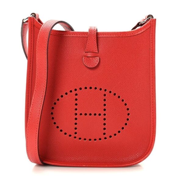 HERMES Epsom Evelyne TPM Vermillion - Picture 1 of 9